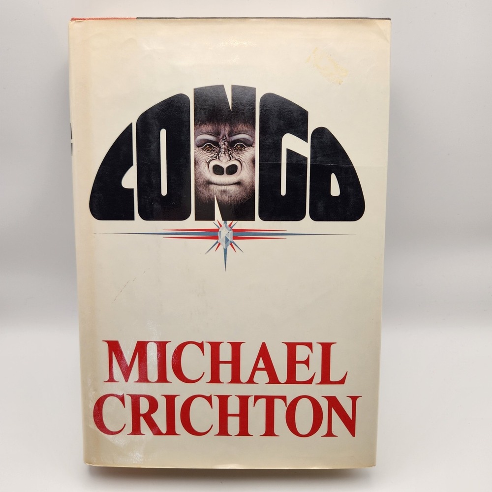 Congo Michael Crichton 1980 First Edition Hardcover Alfred Knopf